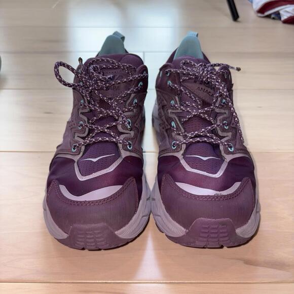Hoka One One Womens Anacapa Low GTX Purple Size 9 B Trail Hiking Outdoor Lace Up - Picture 5 of 8